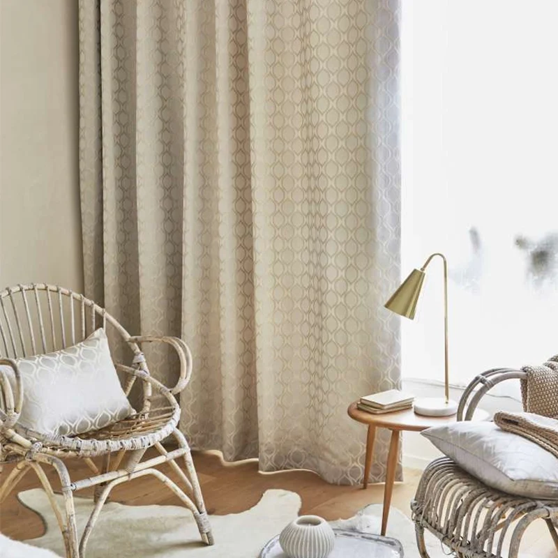 Solitaire – hochwertiger blickdichter Jacquard-Vorhang nach Maß mit edlem Rautenmuster, 3 Farben