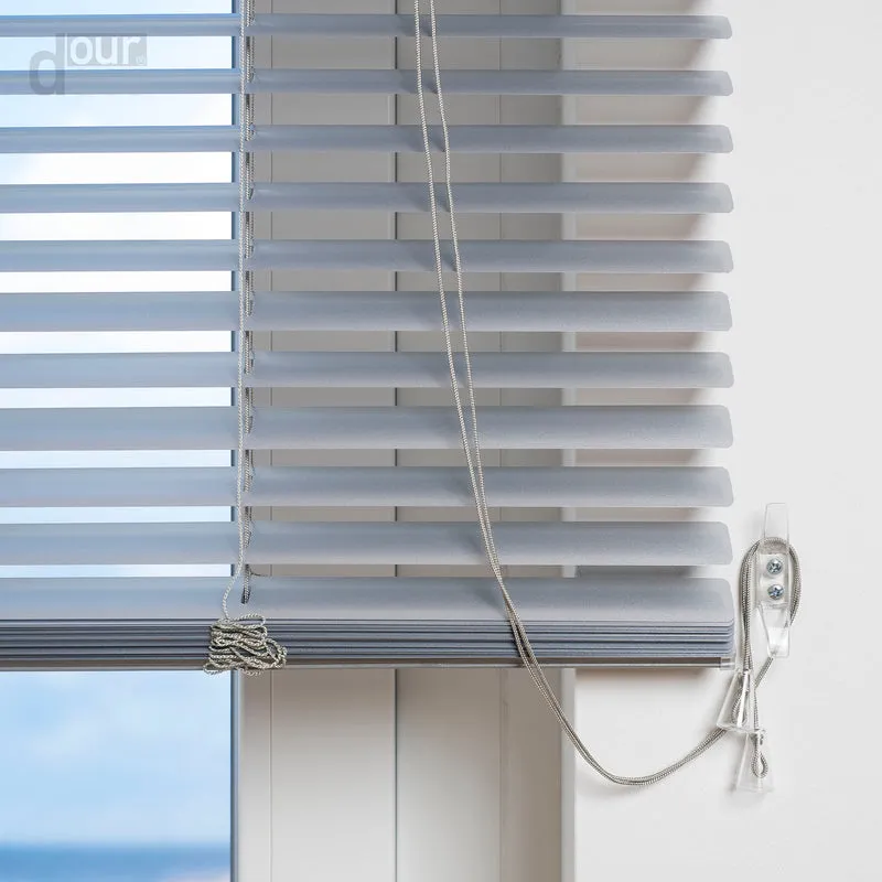 ourdeco® Aluminium-Jalousie, 220 cm Länge - speziell für Türen, viele Farben und Breiten, Montage an Wand oder Decke