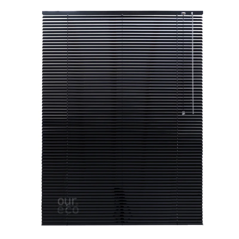 ourdeco® Aluminium-Jalousie, 220 cm Länge - speziell für Türen, viele Farben und Breiten, Montage an Wand oder Decke