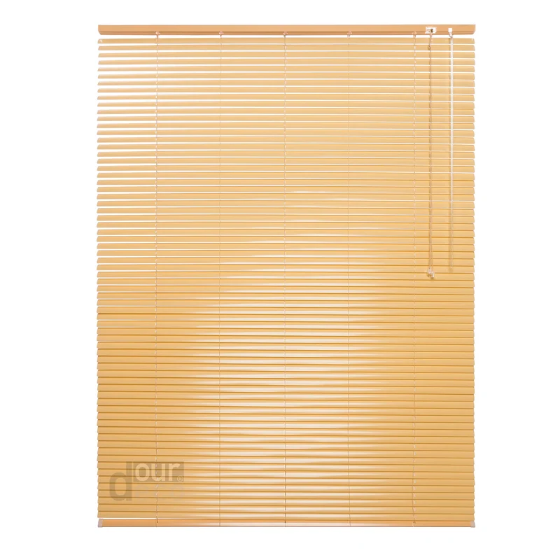 ourdeco® Aluminium-Jalousie, 220 cm Länge - speziell für Türen, viele Farben und Breiten, Montage an Wand oder Decke