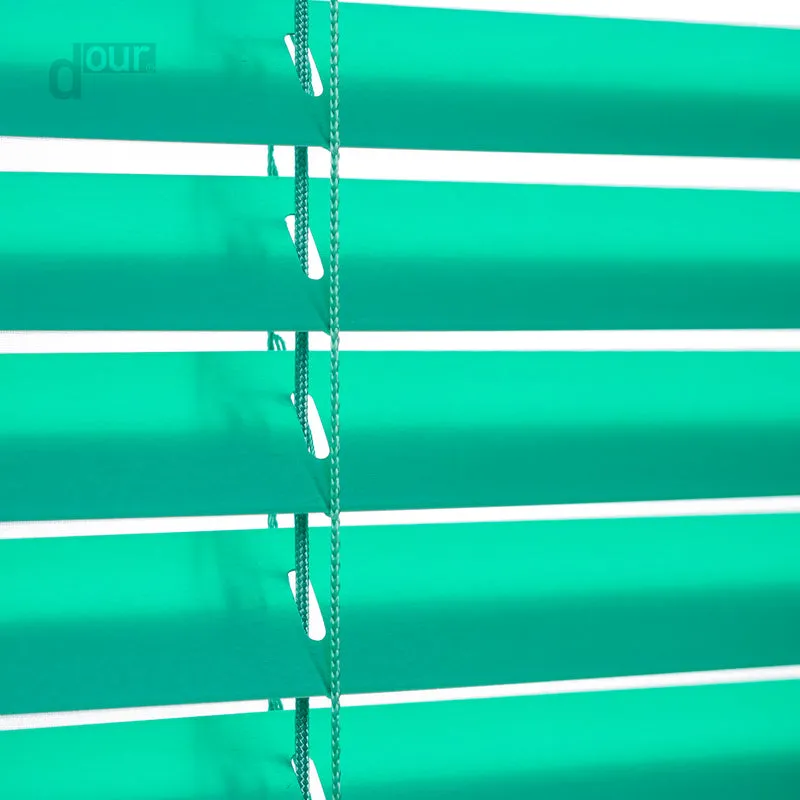 ourdeco® Aluminium-Jalousie, 220 cm Länge - speziell für Türen, viele Farben und Breiten, Montage an Wand oder Decke