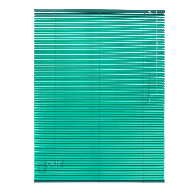 ourdeco® Aluminium-Jalousie, 220 cm Länge - speziell für Türen, viele Farben und Breiten, Montage an Wand oder Decke