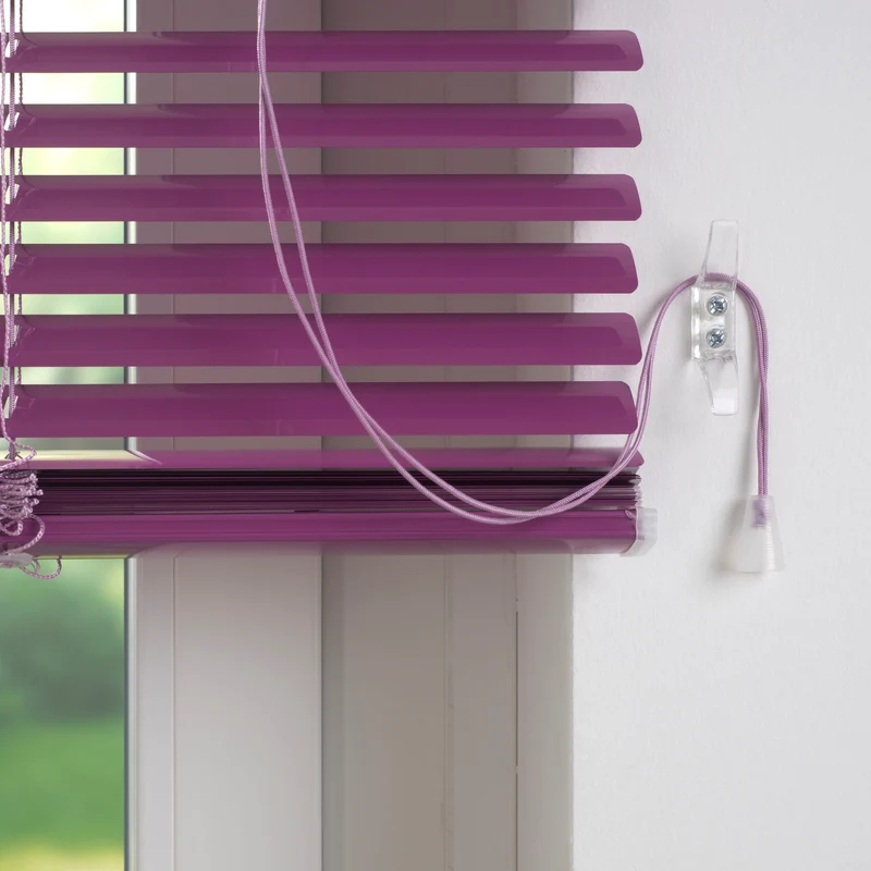 ourdeco® Aluminium-Jalousie, 220 cm Länge - speziell für Türen, viele Farben und Breiten, Montage an Wand oder Decke