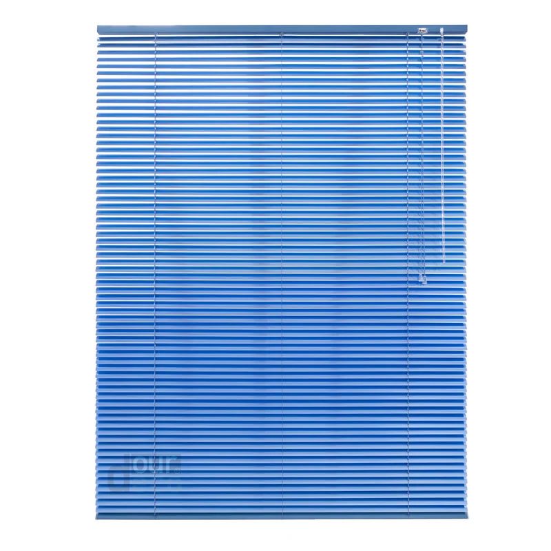 ourdeco® Aluminium-Jalousie, 220 cm Länge - speziell für Türen, viele Farben und Breiten, Montage an Wand oder Decke
