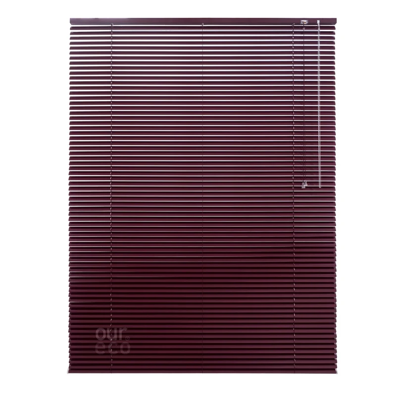 ourdeco® Aluminium-Jalousie, 220 cm Länge - speziell für Türen, viele Farben und Breiten, Montage an Wand oder Decke