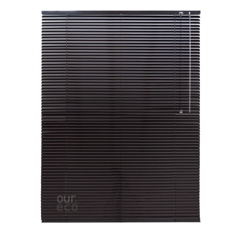 ourdeco® Aluminium-Jalousie, 220 cm Länge - speziell für Türen, viele Farben und Breiten, Montage an Wand oder Decke