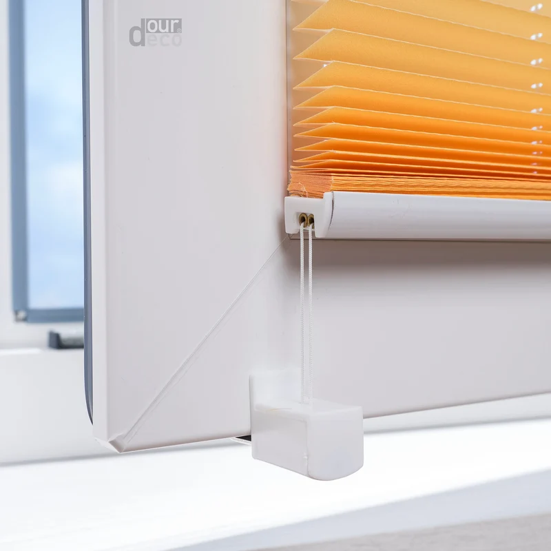 ourdeco® Klemmfix Plissee ohne Bohren Farbverlauf