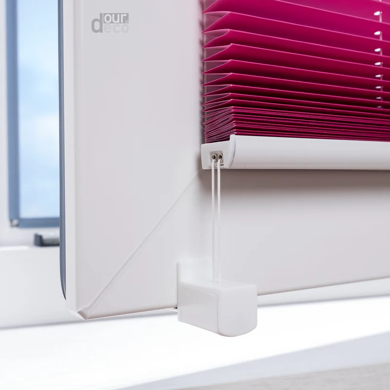 ourdeco® Klemmfix Plissee ohne Bohren Farbverlauf