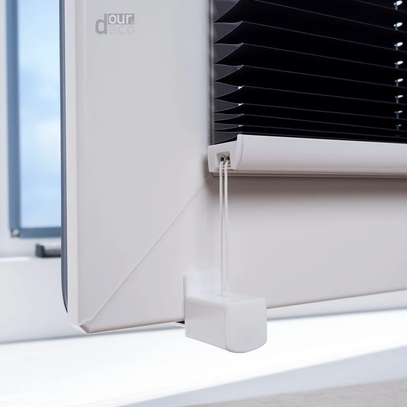 ourdeco® Klemmfix Plissee ohne Bohren Farbverlauf