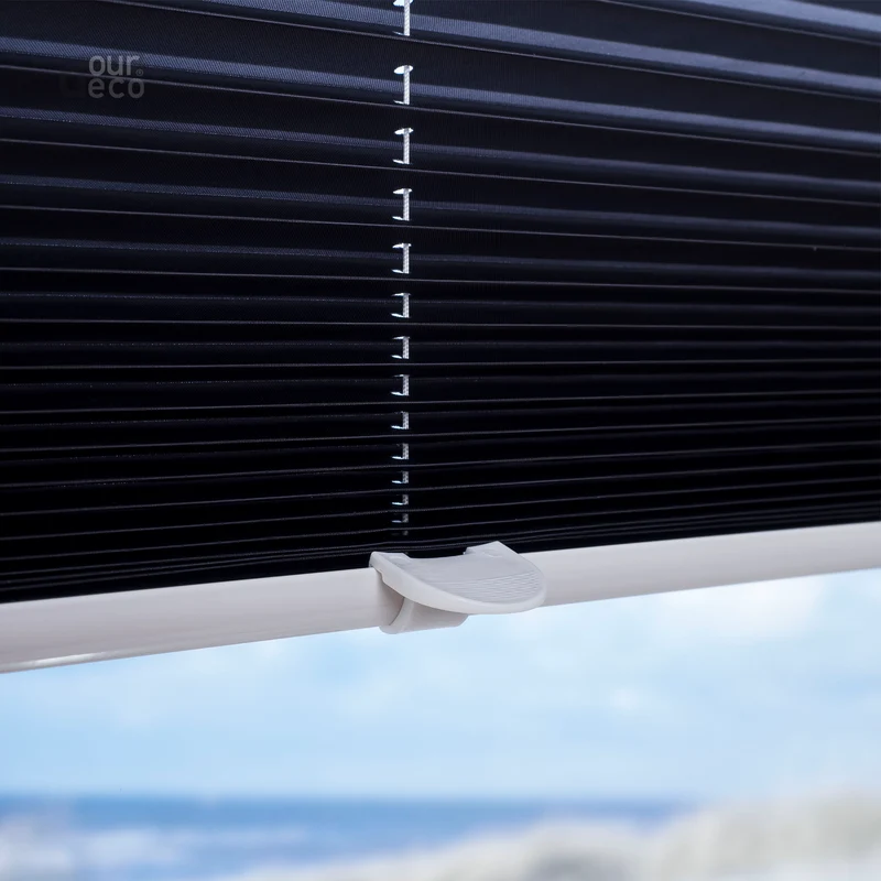 ourdeco® Klemmfix Plissee ohne Bohren Farbverlauf