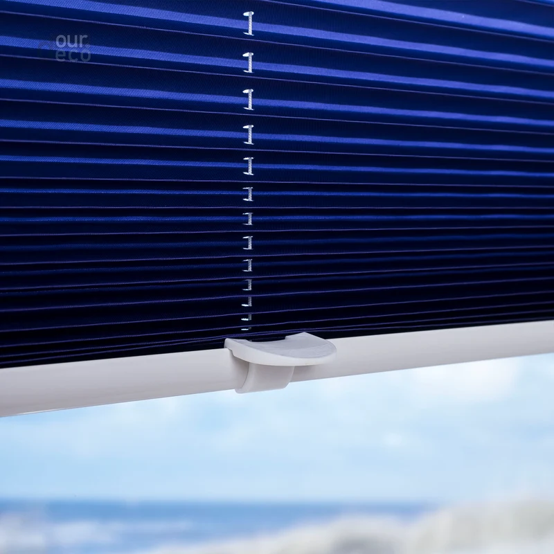 ourdeco® Klemmfix Plissee ohne Bohren Farbverlauf