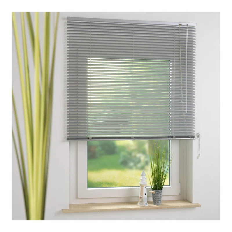 GARDINIA Aluminium-Jalousie mit 25mm Lamellen für Wand- und Deckenmontage verschiedene Farben und Größen