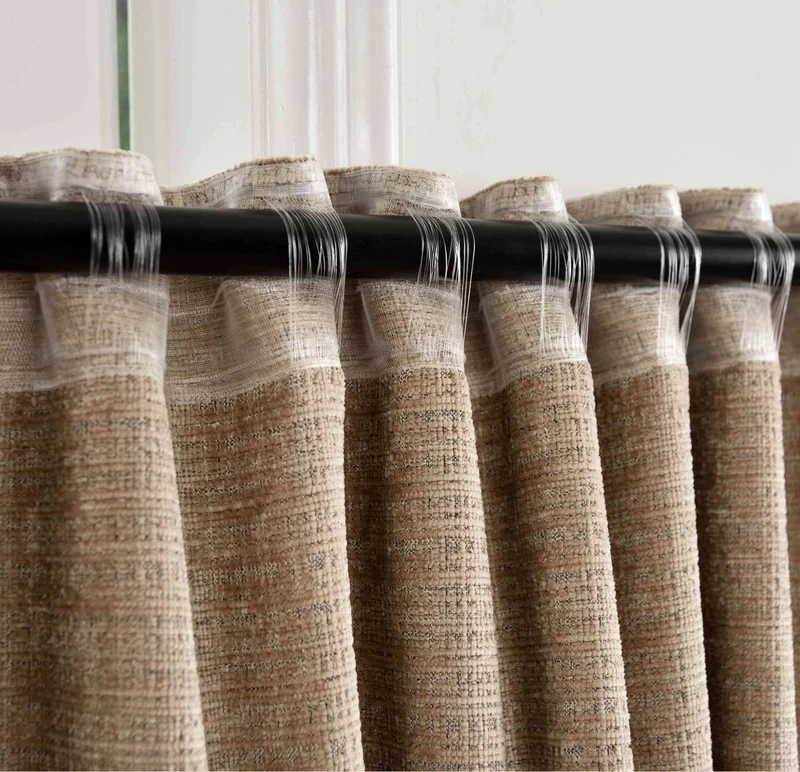 Vorhang Chenille Jacquard »RIGA« mit Multiband-Aufhängung Luxuriöser Stil für Ihr Zuhause 2023500