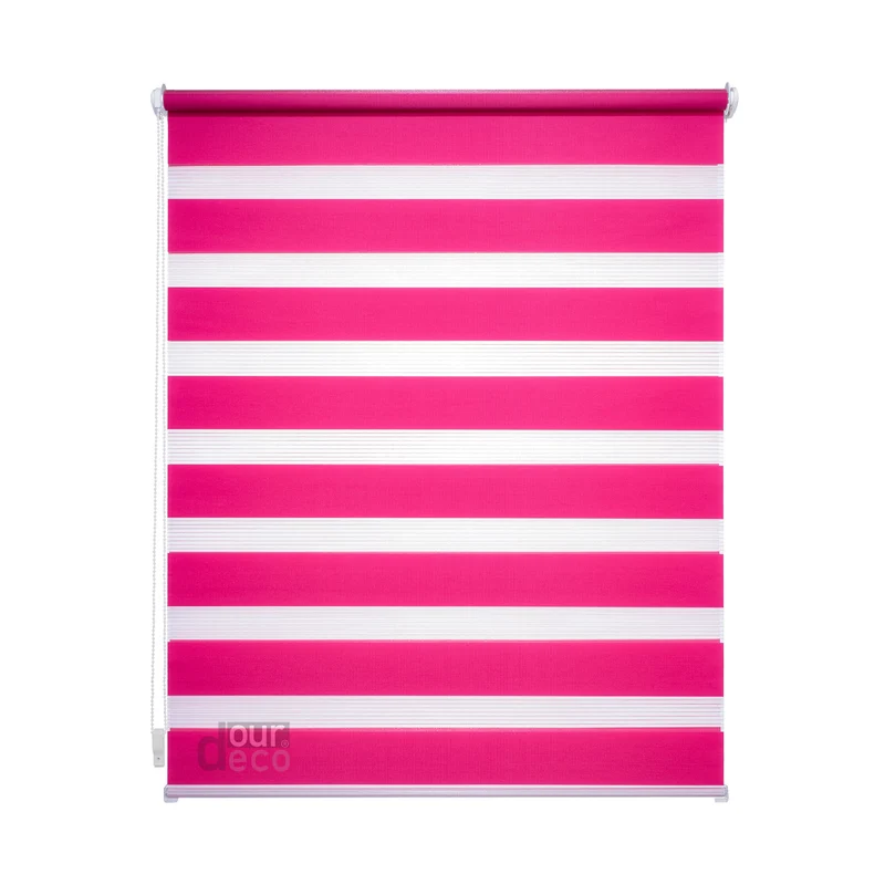 ourdeco® Doppel-Rollo Uni, Duo-Rollo, lichtdurchlässig, blickdicht, Montage ohne Bohren, viele Farben und Größen
