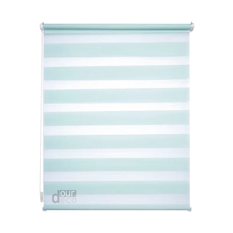 ourdeco® Doppel-Rollo Pastellfarben, Duo-Rollo, lichtdurchlässig, blickdicht, Montage ohne Bohren, verschiedene Farben und Größen