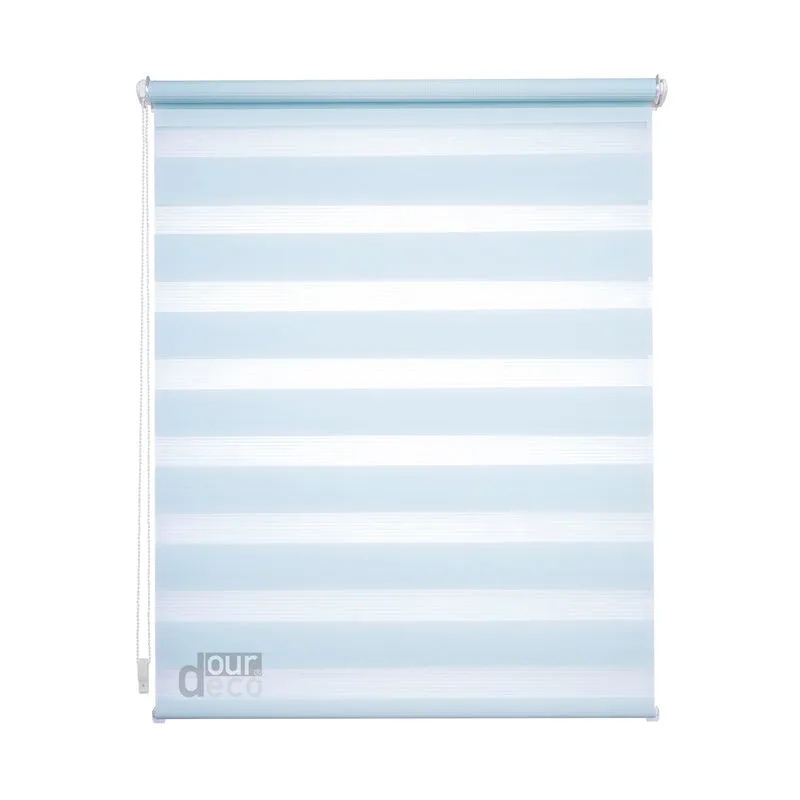 ourdeco® Doppel-Rollo Pastellfarben, Duo-Rollo, lichtdurchlässig, blickdicht, Montage ohne Bohren, verschiedene Farben und Größen