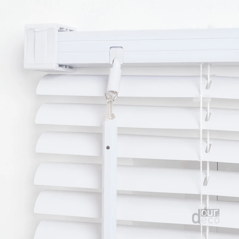 ourdeco® Jalousie aus PVC für Fenster und Türen, verschiedene Farben und Größen, einfache Montage an Wand oder Decke