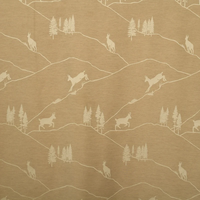 Nachtvorhang STÖCKALP - beige - Kostenloses Stoffmuster