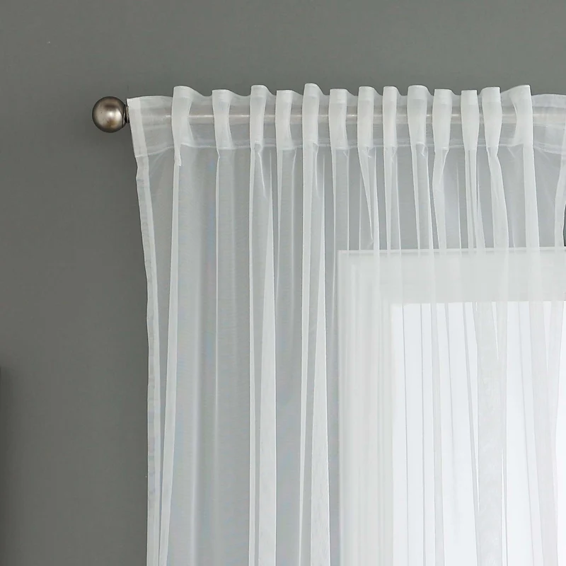 Gardine Raschel Stickerei Design »Florenz« Multiband für Gardinenschiene und Gardinenstange Elegante Fensterdekoration 2023200