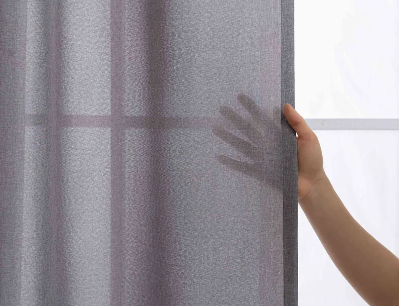 Gardinen-Set 3-teilig L Wien« | 2 Vorhänge Leinenoptik HxB 245x300 cm und 1 Voile Batist Store HxB 245x300 cm Weiß 1:2 Wellenband 2025100-110S3