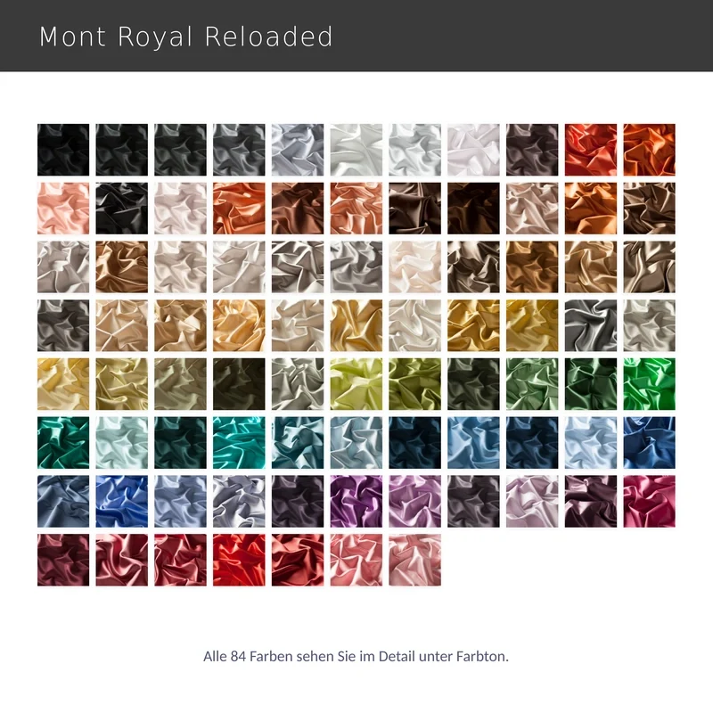 Mont Royal Reloaded – edler Satin-Vorhang nach Maß blickdicht mit Glanz und Akustikfunktion