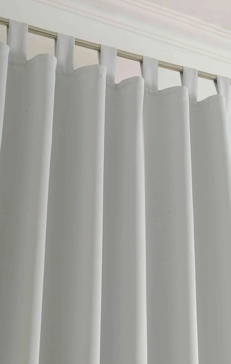 Verdunkelungsvorhang Schlaufen »Stein« HxB 245x135 cm Stein Blackout Matt Uni Kräuselband 20610X