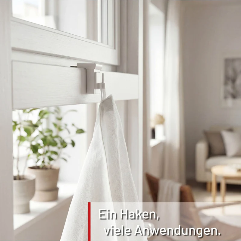 Fensterhaken Weiß Universal