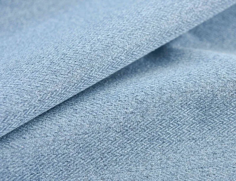 Verdunkelungsvorhang Ösen Raffhalter 100% Verdunkelung Blackout »München Dark« Dreischichtige Bindung Fischgrätmuster 202410