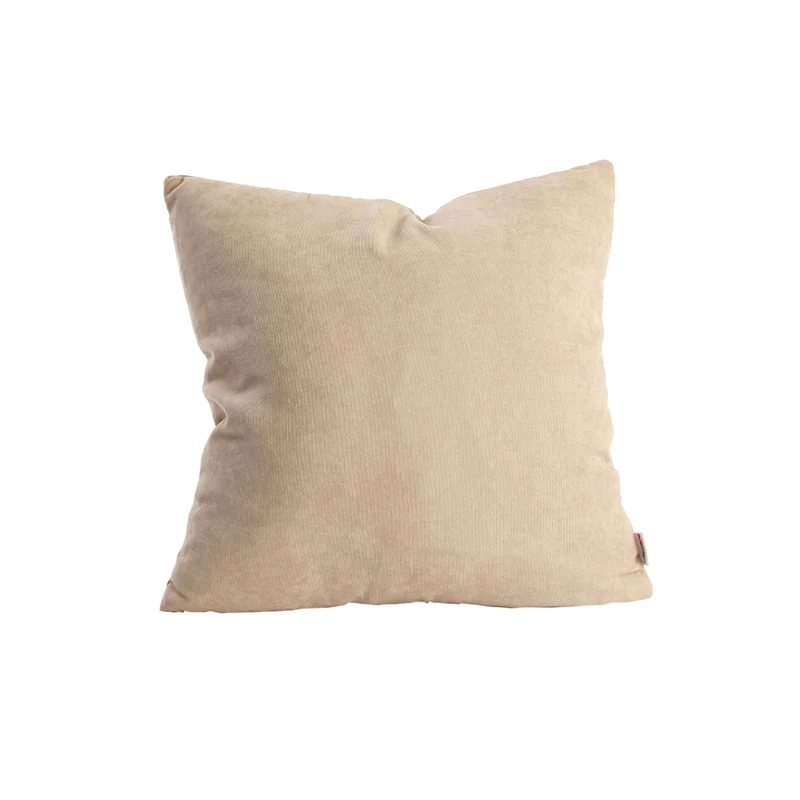 Dekokissen Uni Sand 45x45 cm mit Füllung | OEKO-TEX®