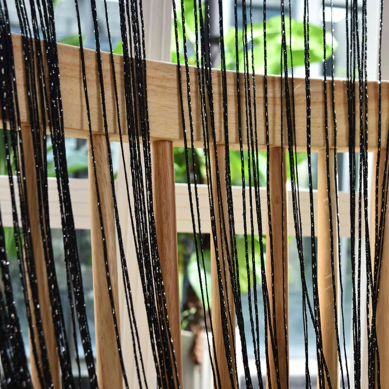 Fadengardine »Shanghai« Gardinenband Tunneldurchzug Schimmernd Vielseitig Modern Praktisch 20306