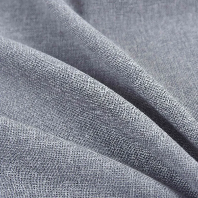 2er Set Vorhang Ösen »Essen« Cationic Raffhalter Leinenstruktur blickdicht lichtdurchlässig 210 g/m² 202430-2