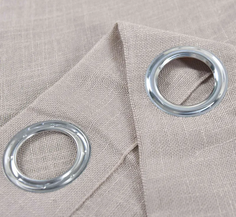 2er Set Vorhang Ösen »Essen« Cationic Raffhalter Leinenstruktur blickdicht lichtdurchlässig 210 g/m² 202430-2