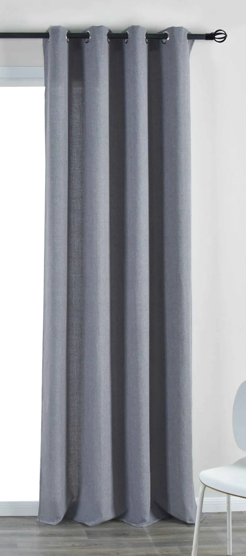 Vorhang Ösen »Essen« Cationic Raffhalter Leinenstruktur blickdicht lichtdurchlässig 210 g/m² 202430