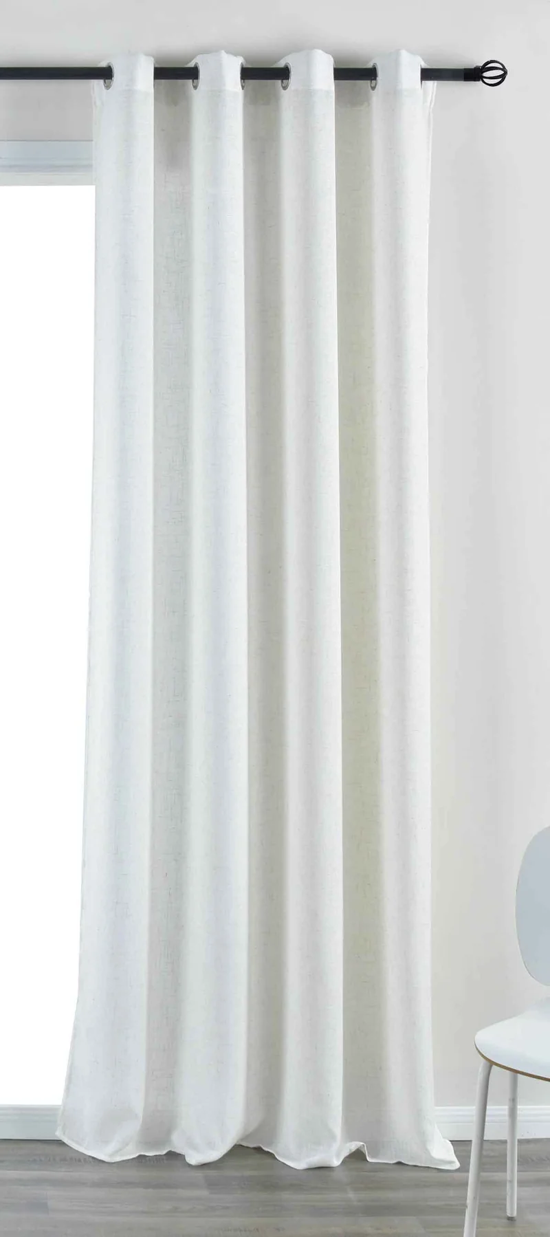 Vorhang Ösen »Essen« Cationic Raffhalter Leinenstruktur blickdicht lichtdurchlässig 210 g/m² 202430