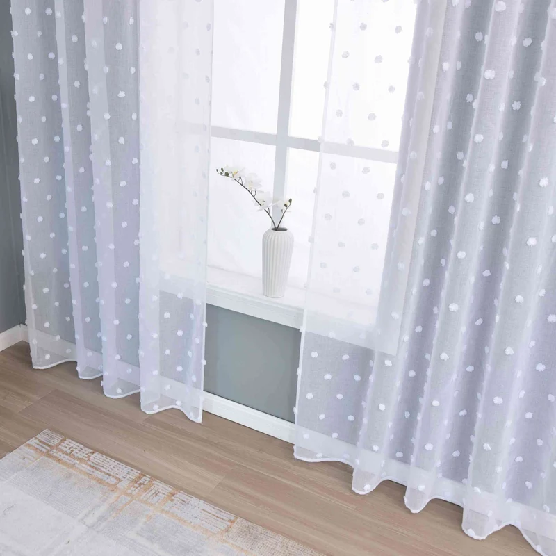 2er Set Gardine »VALENCIA« Multiband Aufhängung Scherli Transparent Leinen-Optik 2023400-408S-2