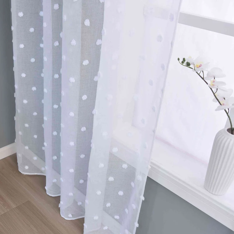 2er Set Gardine »VALENCIA« Multiband Aufhängung Scherli Transparent Leinen-Optik 2023400-408S-2