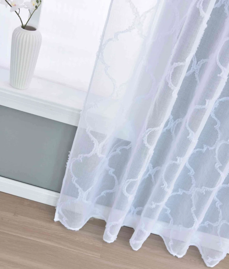 2er Set Gardine »VALENCIA« Multiband Aufhängung Scherli Transparent Leinen-Optik 2023400-408S-2
