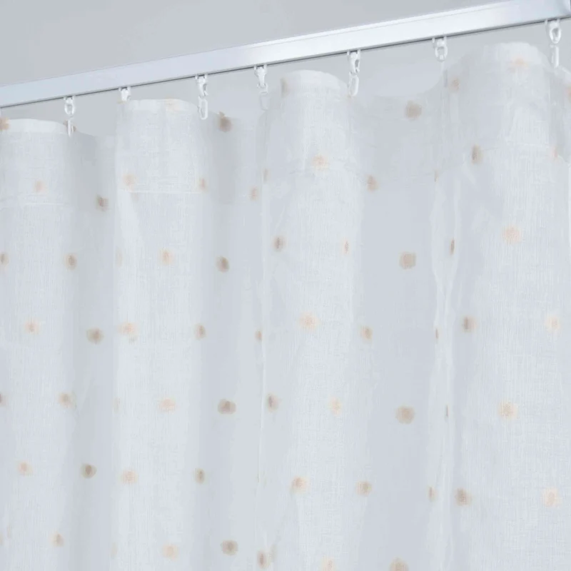 2er Set Gardine »VALENCIA« Multiband Aufhängung Scherli Transparent Leinen-Optik 2023400-408S-2