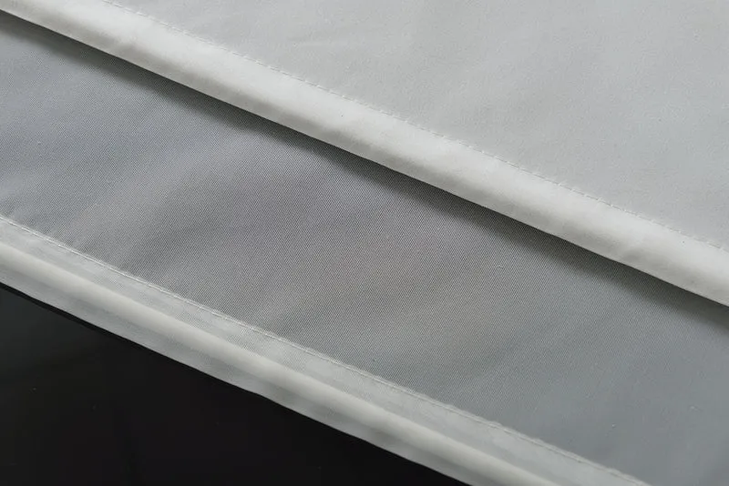 Doppel Raffrollo Palma Microsatin matt Voile Faltgardinen Faltrollo Schlaufenrollo mit Universalgardinenband 20410