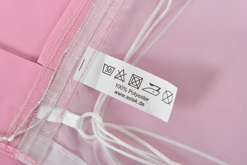 Doppel Raffrollo Palma Microsatin matt Voile Faltgardinen Faltrollo Schlaufenrollo mit Universalgardinenband 20410