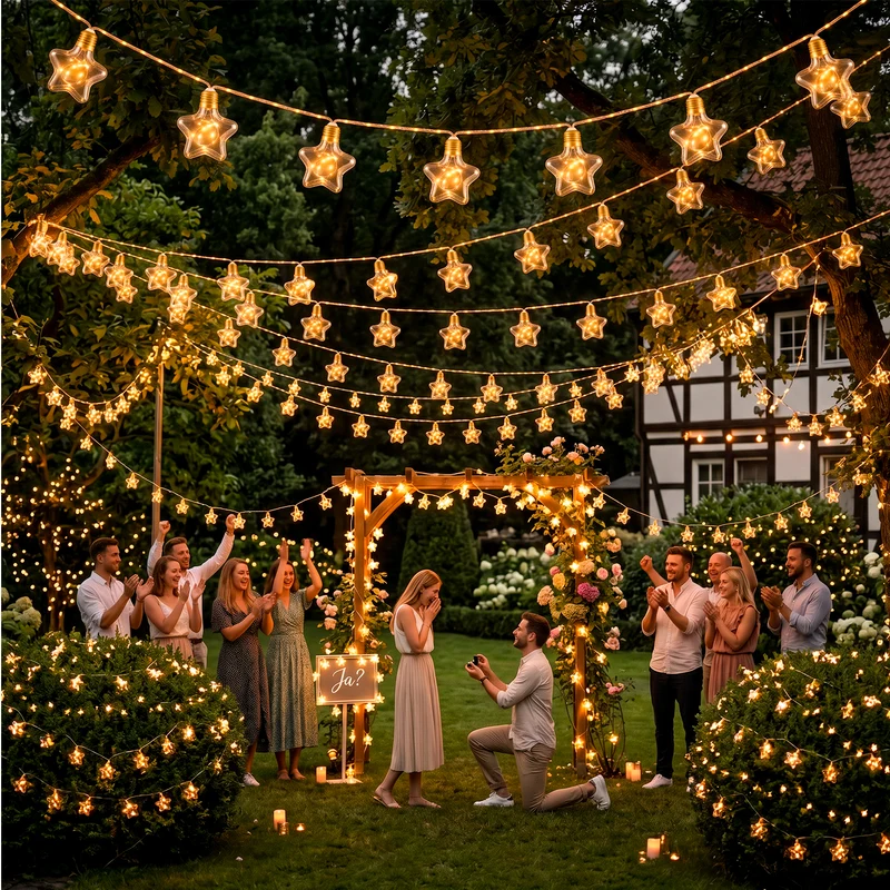 Salcar LED Solar Hanfseil Lichterkette Außen Vintage, 8 m (5 m + 3 m), 10 Glühbirnen mit 149 LEDs, Warmweiß, Solar & USB aufladbar, Fernbedienung, 8 Lichtmodi, Wetterfest für Garten, Balkon & Terrasse
