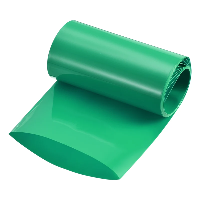 Battery Wrap, Heat Shrink Tubing, 95mm Flat Width 60mm ID, Green