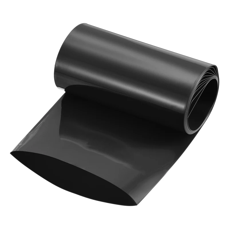 Battery Wrap, Heat Shrink Tubing, 95mm Flat Width 60mm ID, Black