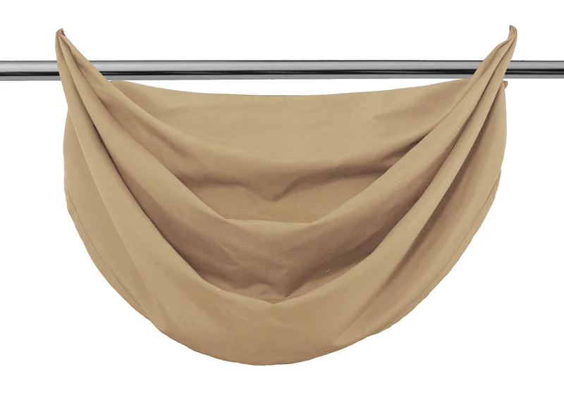 Vorhang Set Schal Ösen Microsatin Segeltuch Querbehang lichtdurchlässig Deko Wohnzimmer 20405S4