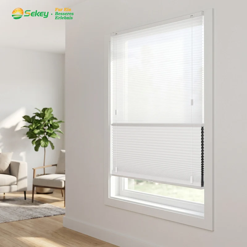 Sekey Wabenplissee Day & Night – Verdunkelung ohne Bohren, verspannt, Lichtschutz & Energiesparend
