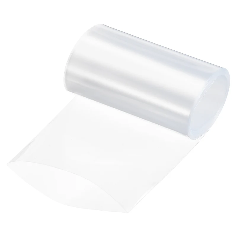 Battery Wrap, Heat Shrink Tubing, 80mm Flat Width 51mm ID, Transparent