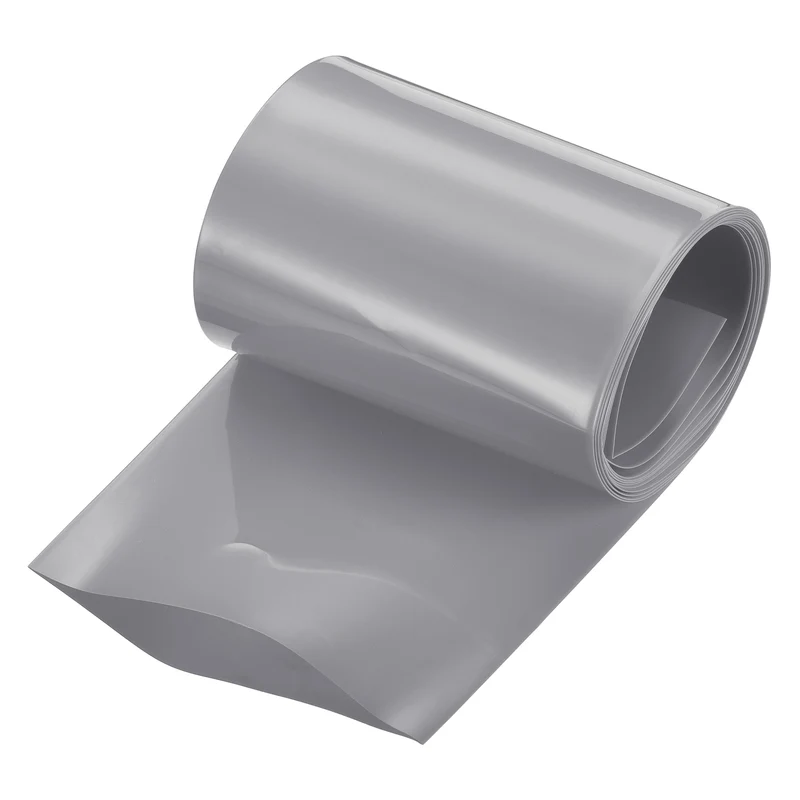 Battery Wrap, Heat Shrink Tubing, 66mm Flat Width 42mm ID, Gray
