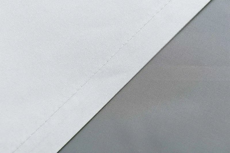 2er Set Vorhänge Schal Schlaufen »Berlin« Microsatin Lichtdurchlässig Kräuselband Uni Matt 20400N2