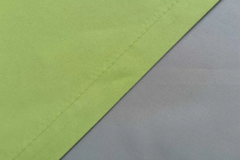 2er Set Vorhänge Schal Schlaufen »Berlin« Microsatin Lichtdurchlässig Kräuselband Uni Matt 20400N2