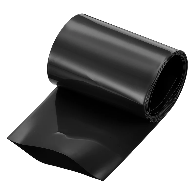 Battery Wrap, Heat Shrink Tubing, 66mm Flat Width 42mm ID, Black